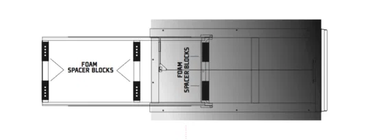 BSA-SPACEBLKIT – BEDSLIDE Bed Slide Spacer Kit, Bedslide So It Can Slide Freely Over Ford Tailgates With Built In Ste...
